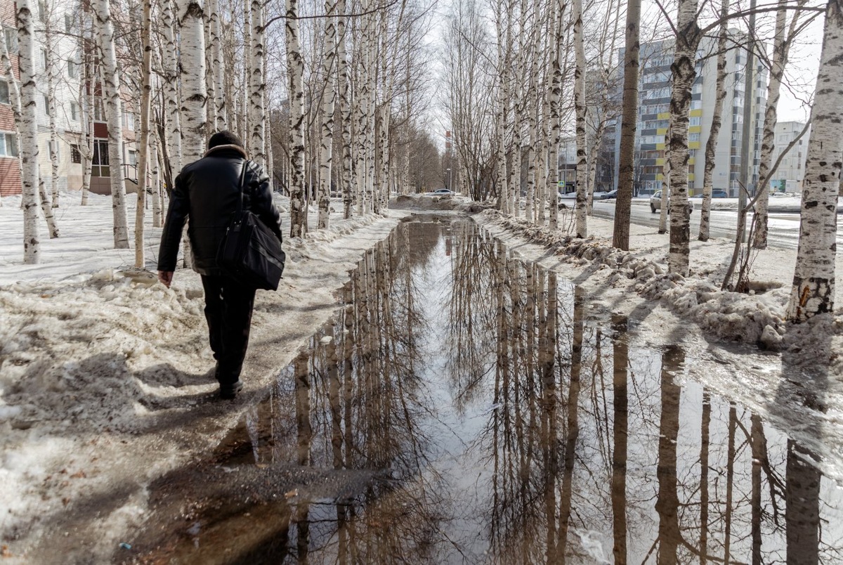    В Югре ожидается апрельское тепло с дождями и гололедицей