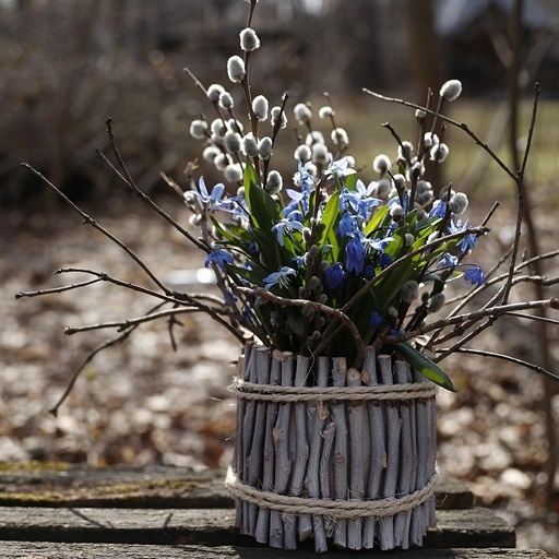    Букет с ветками вербы Кристина Борунова