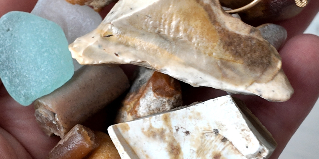 Белый кремень, брахиоподы и ледниковый кварц — моя подборка