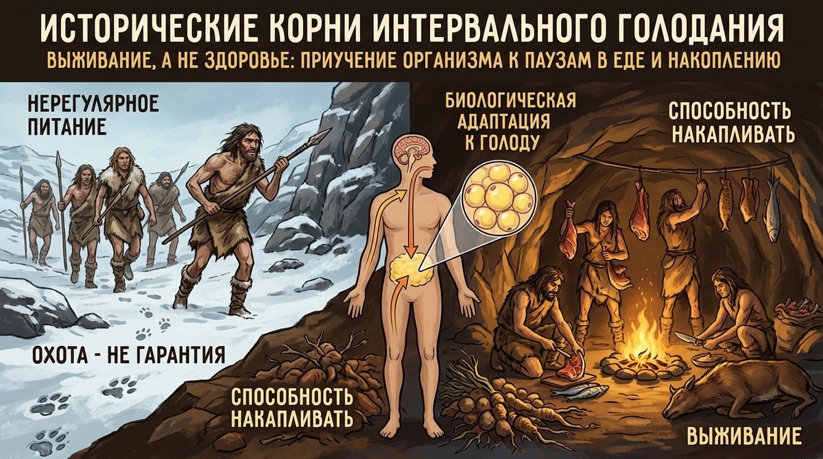 Интервальное голодание имеет исторические корни, а не диета