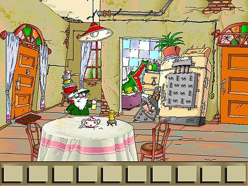 Кадр из игры Братья Пилоты: По следам полосатого слона» (1997)