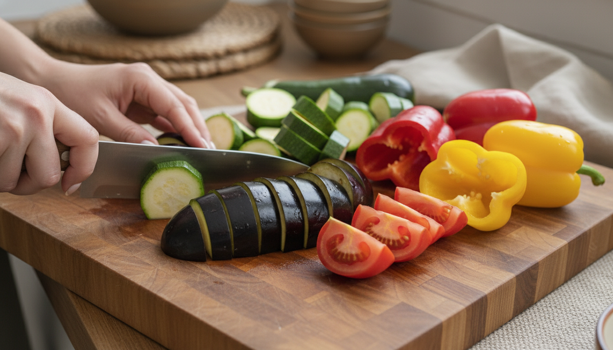 Красивая нарезка овощей