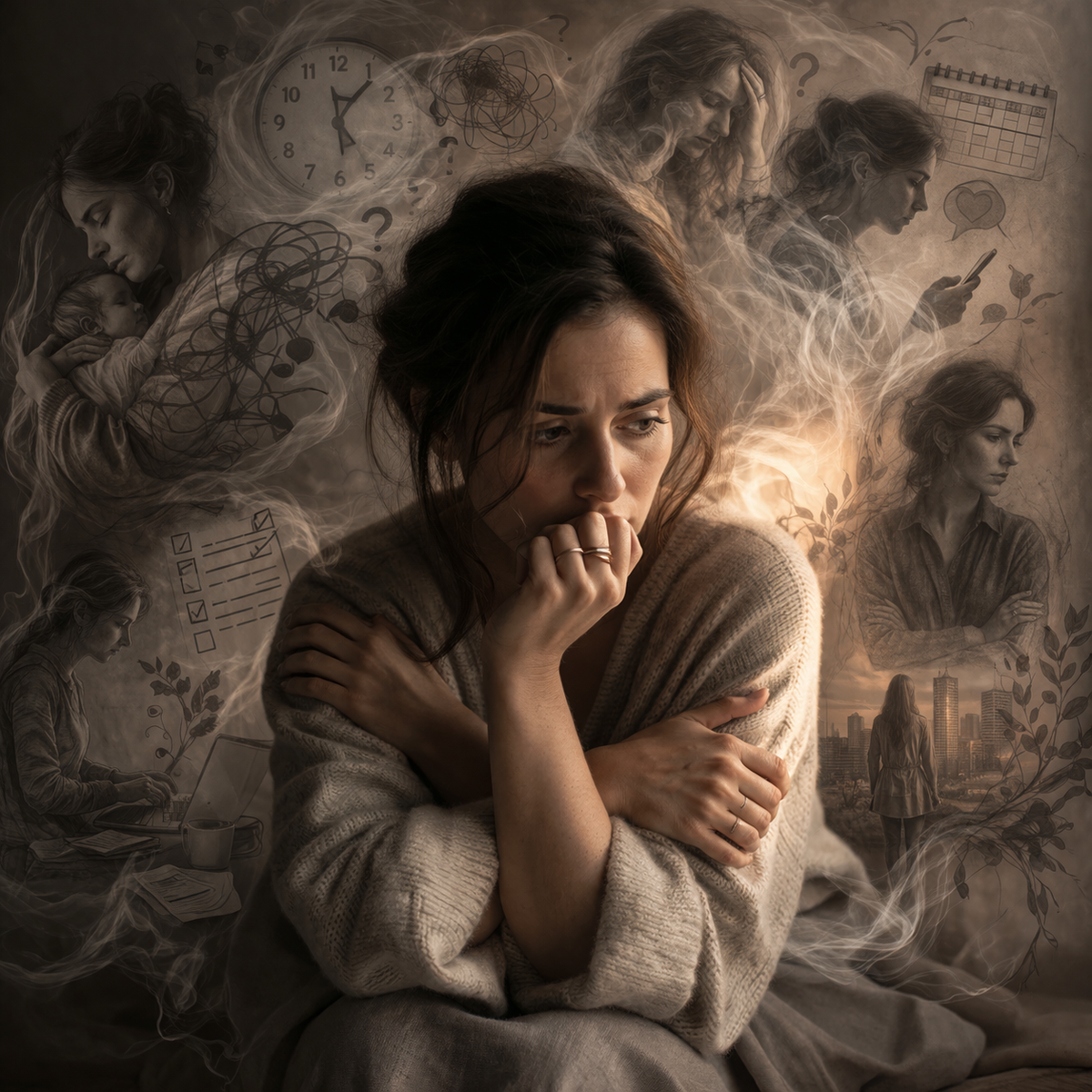 Женская тревога или тревожность - это переживания о будущем