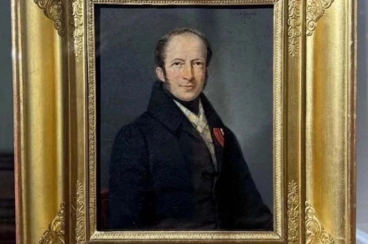    В музее-заповеднике Ленобласти представили портрет 1829 года