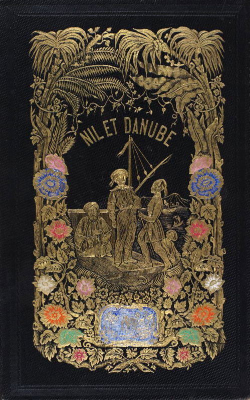 Обложка книги: Nil et Danube souvenirs d'un touriste par M. J. D. De Bois-Robert. Paris, 1855. https://www.splrarebooks.com/collection/view/nil-et-danube.-souvenirs-dun-touriste.-egypte-turquie-crime-provinces-danub