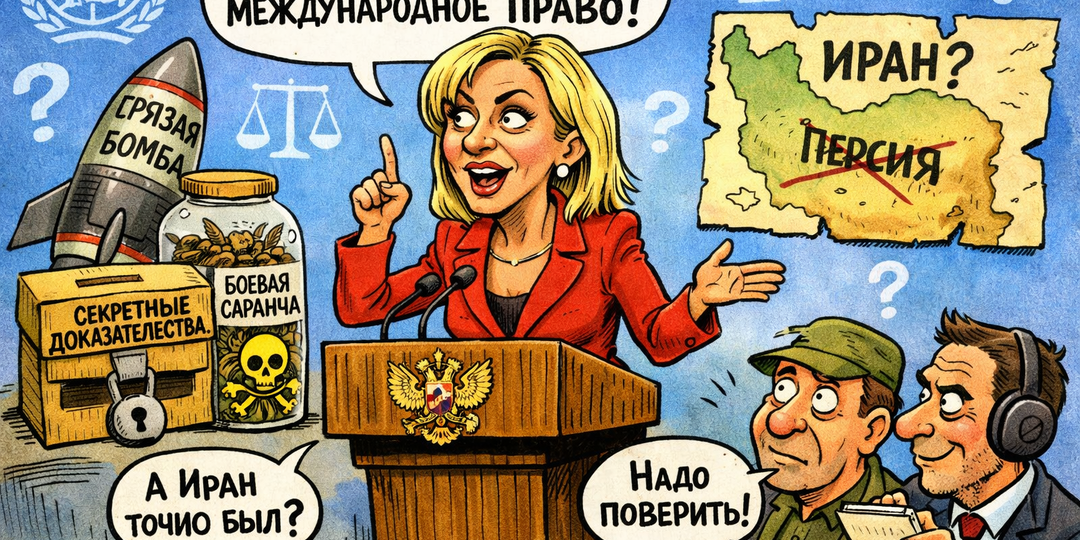 Либеральная Захарова на защите международного права