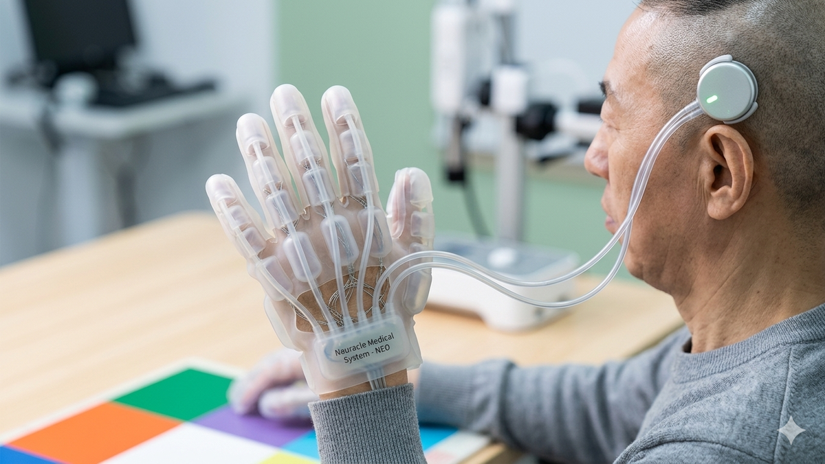 Принцип работы NEO: Считывание "грубых моторных намерений" сквозь "бетонную стену" твердой мозговой оболочки.