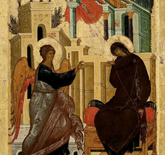 Молитва, читаемая 7 апреля Божьей Матери: не престай молиться о нас, недостойных, еже избавитися нам от всякаго совета лукаваго