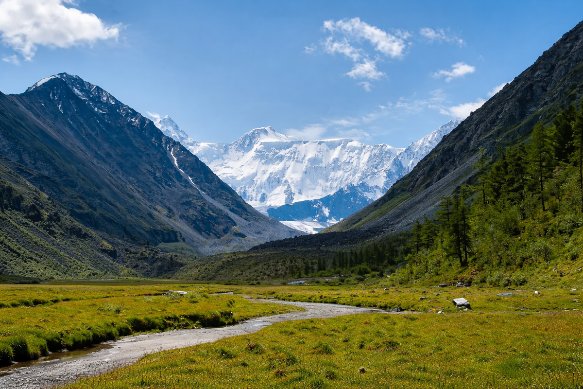 Гора Белуха на Алтае