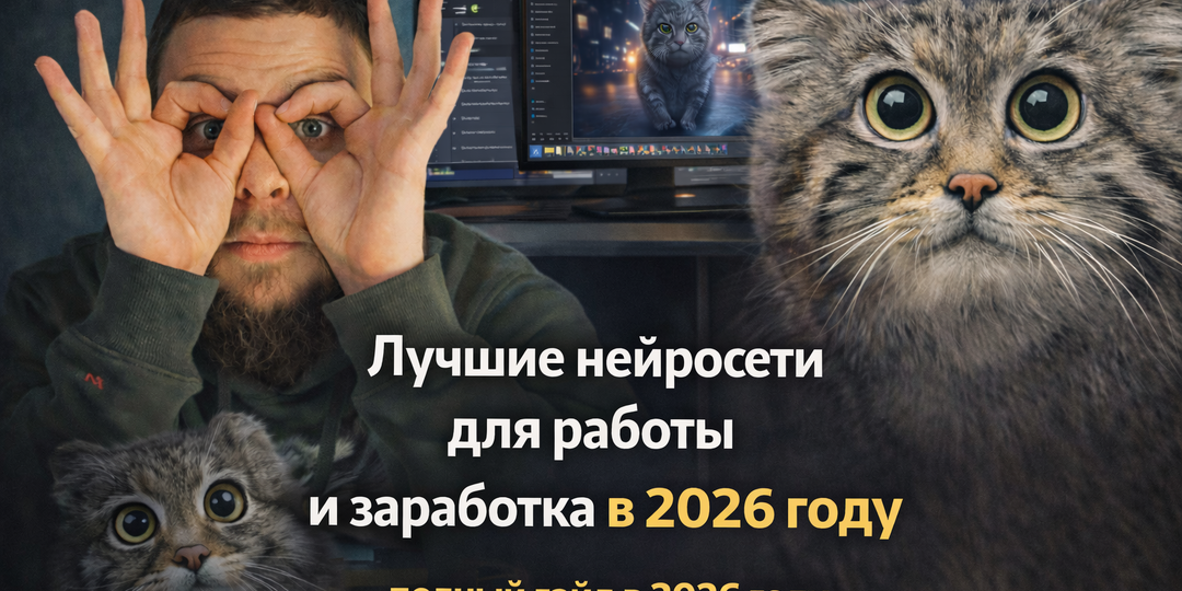 🤖 Лучшие нейросети для работы и заработка в 2026 году