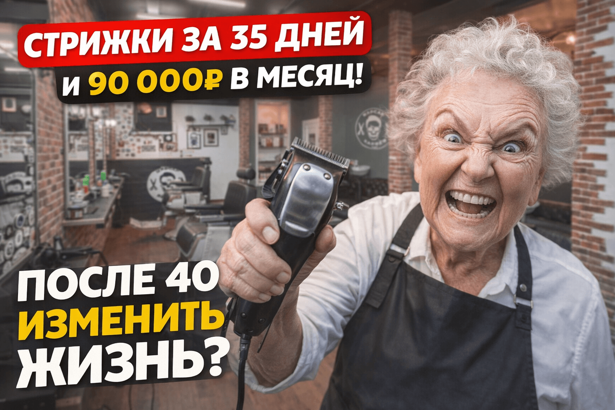Не поздно ли становиться барбером после 40 лет?