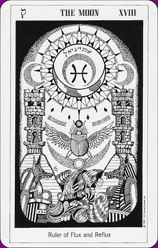 Луна (Герметическое Таро)