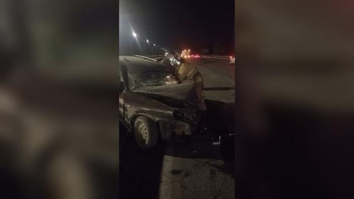 Три человека впали в кому после аварии в Уфе. Обложка © Telegram / БашДТП
