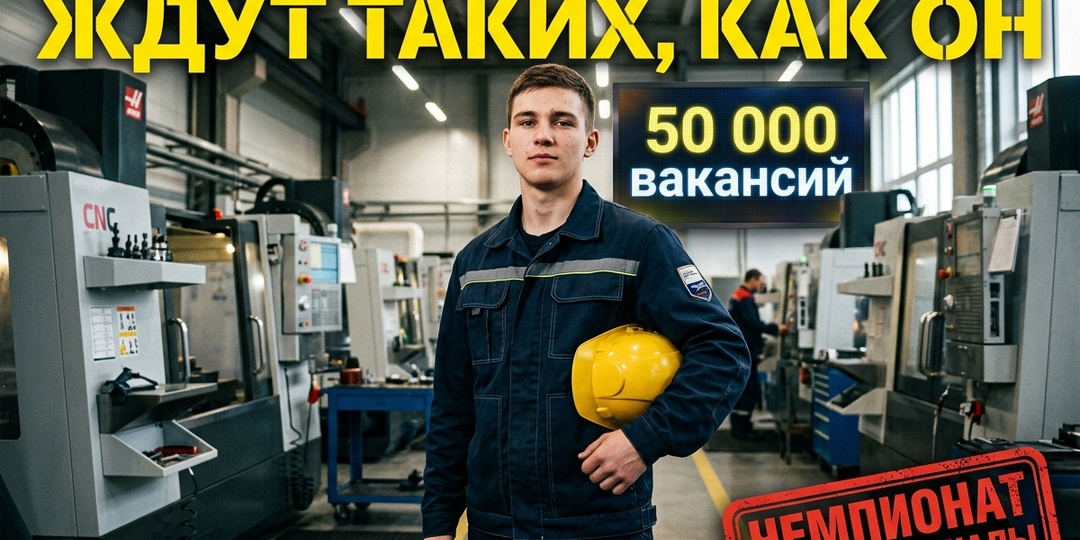 Чемпионат «Профессионалы» 2026: 50 000 вакансий ждут победителей — и ваш ребёнок может быть среди них