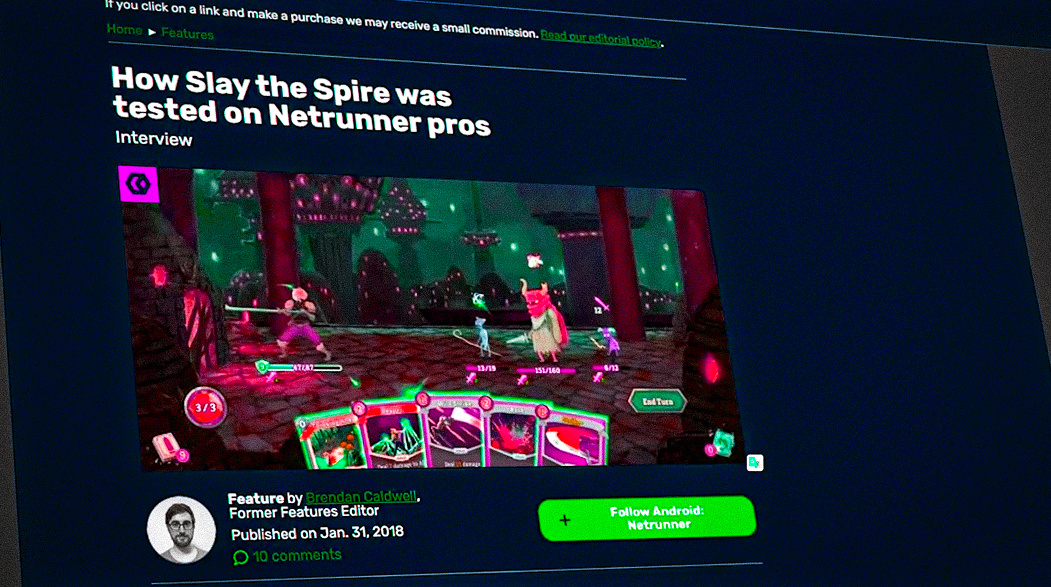 Обращение к сообществу игроков в Netrunner