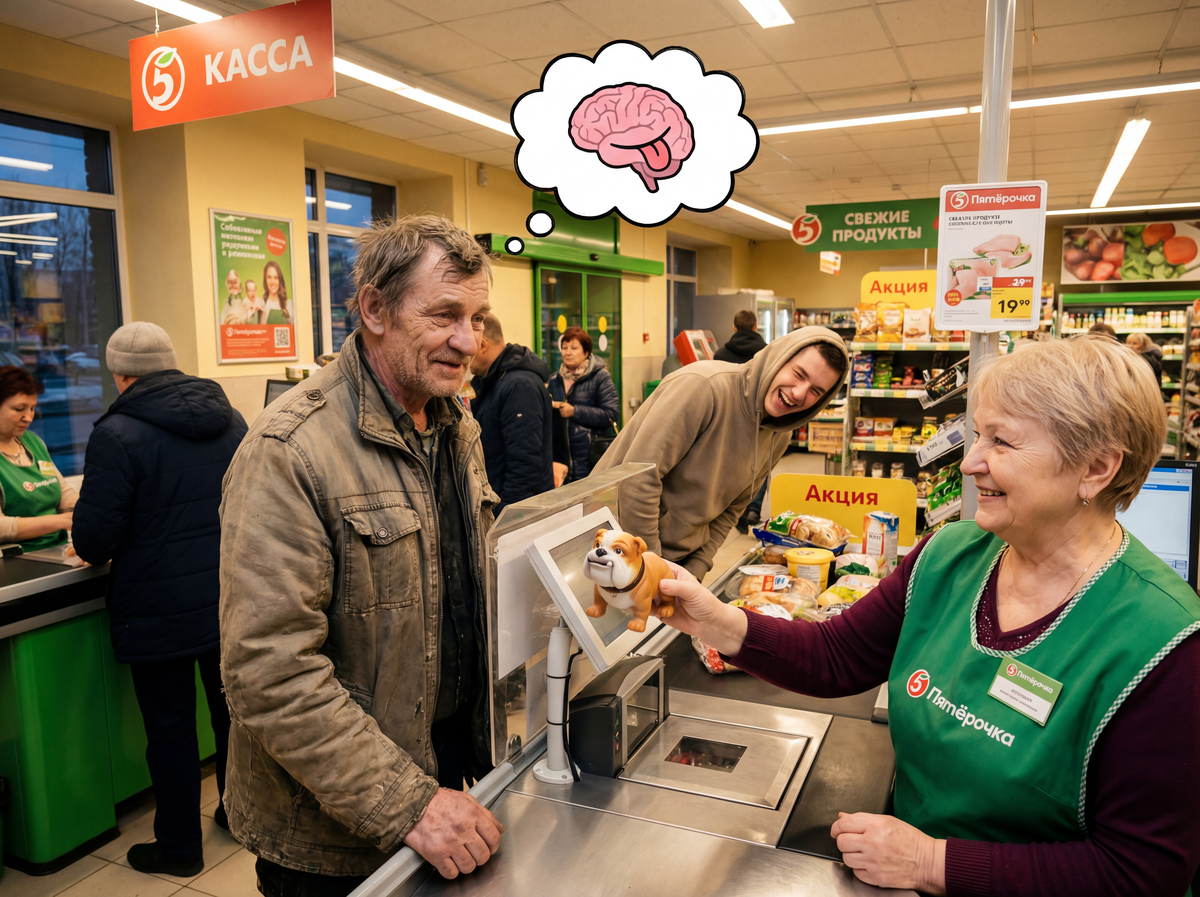 Обратите внимание, как иностранная нейросеть видит цены в наших магазинах. Уже забавно.