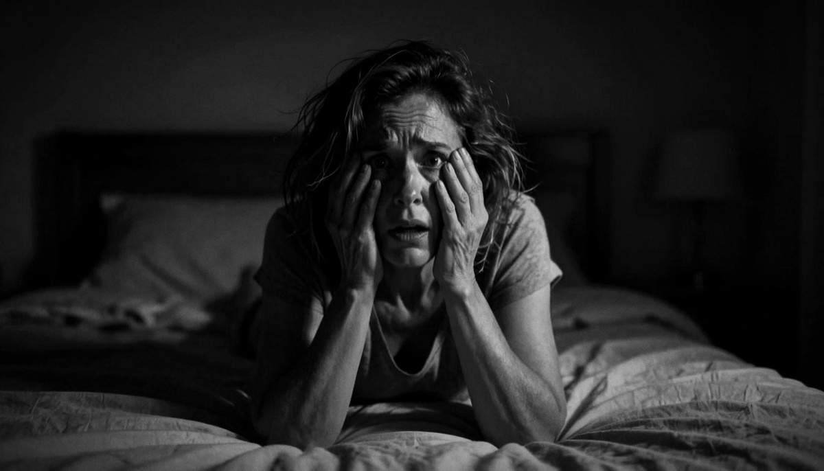 Фото ии. Светлана сбросила с себя неизвестное существо.