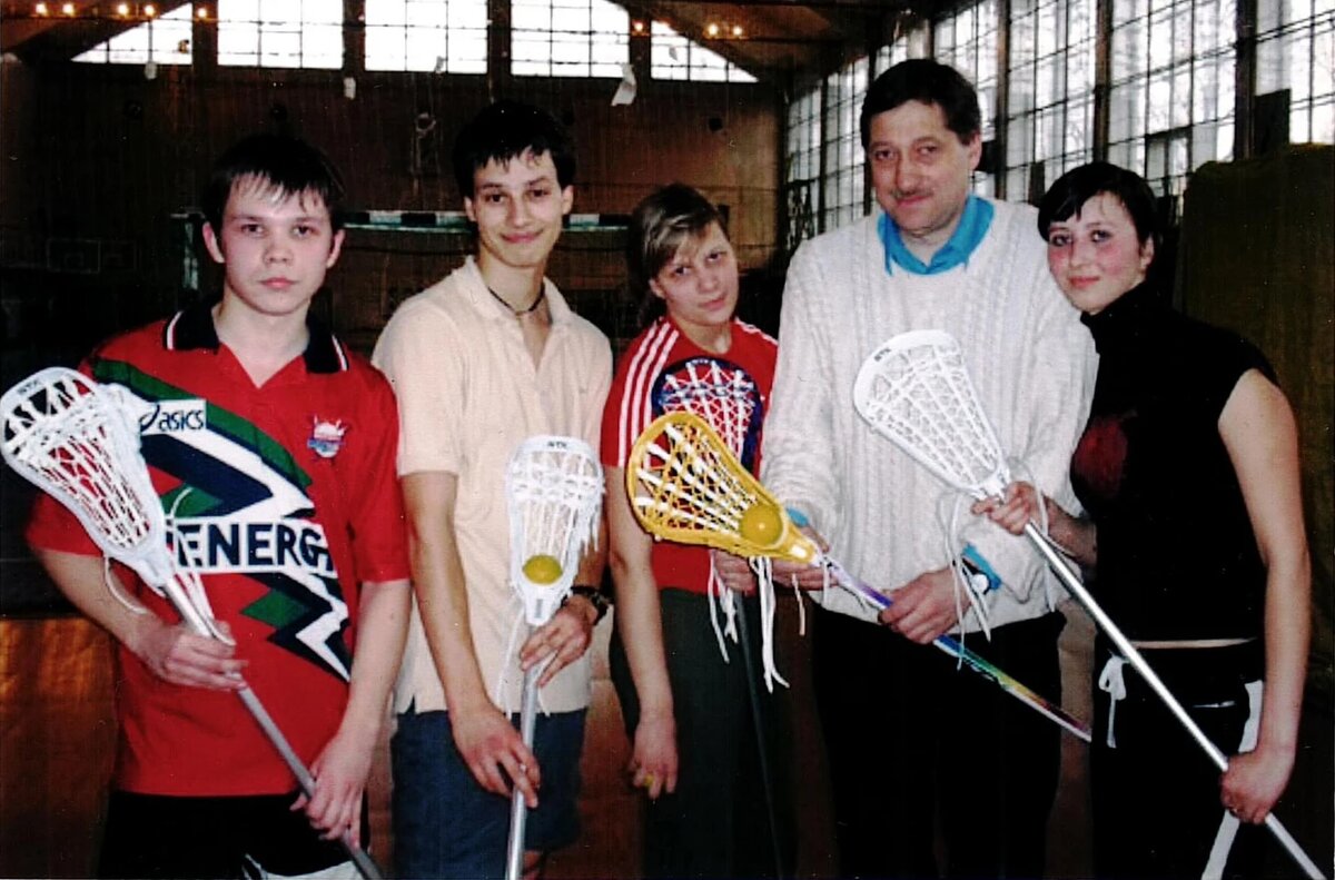 2006, Санкт-Петербург (Елена и Константин с цветными клюшками)