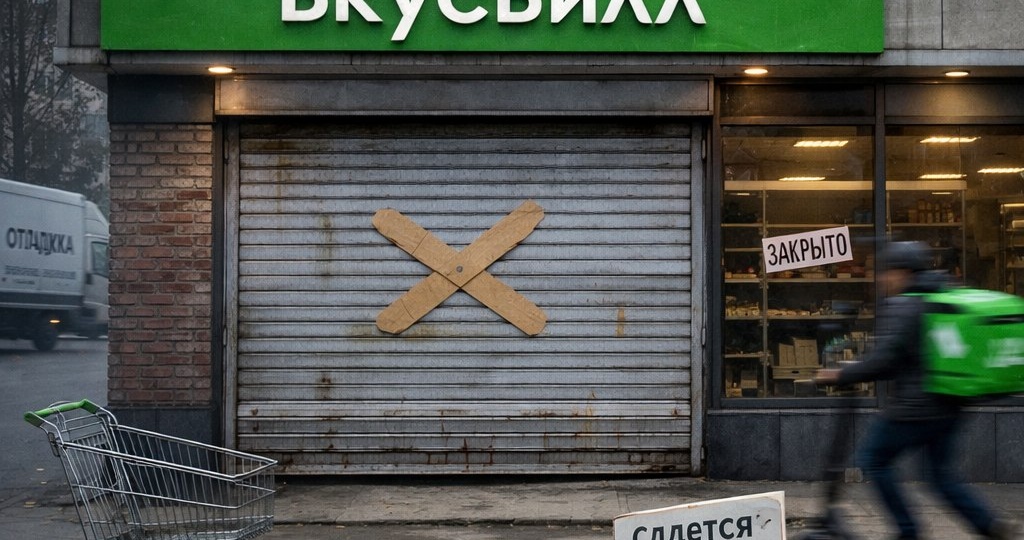 Офлайн‑розница на спаде: «Вкусвилл» закрыл почти 300 магазинов