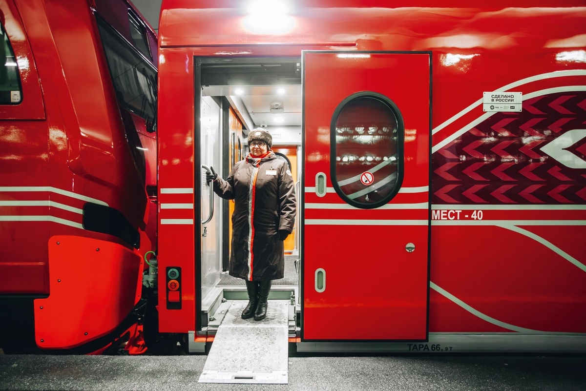  Вагон габарита Т в составе «Красной стрелы». Источник: Вектор ТМХ