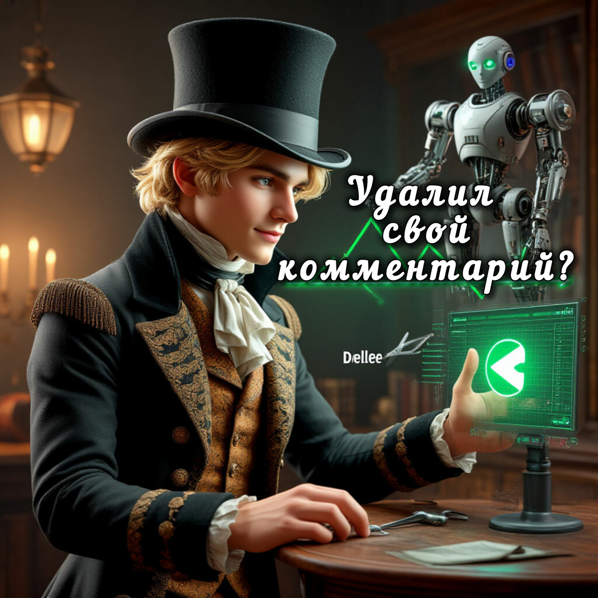 Удаление коментария