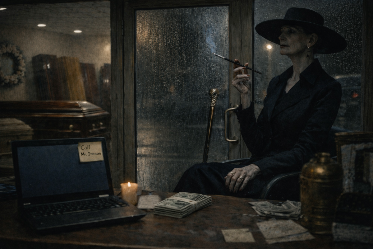 Она говорила о гробе так спокойно, будто заказывала шкаф по своим размерам.