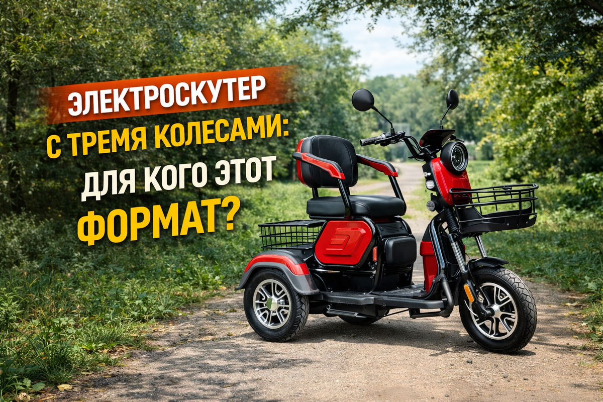 Уверенность на трех точках опоры. Узнайте, кто уже давно пересел на три колеса и почему.