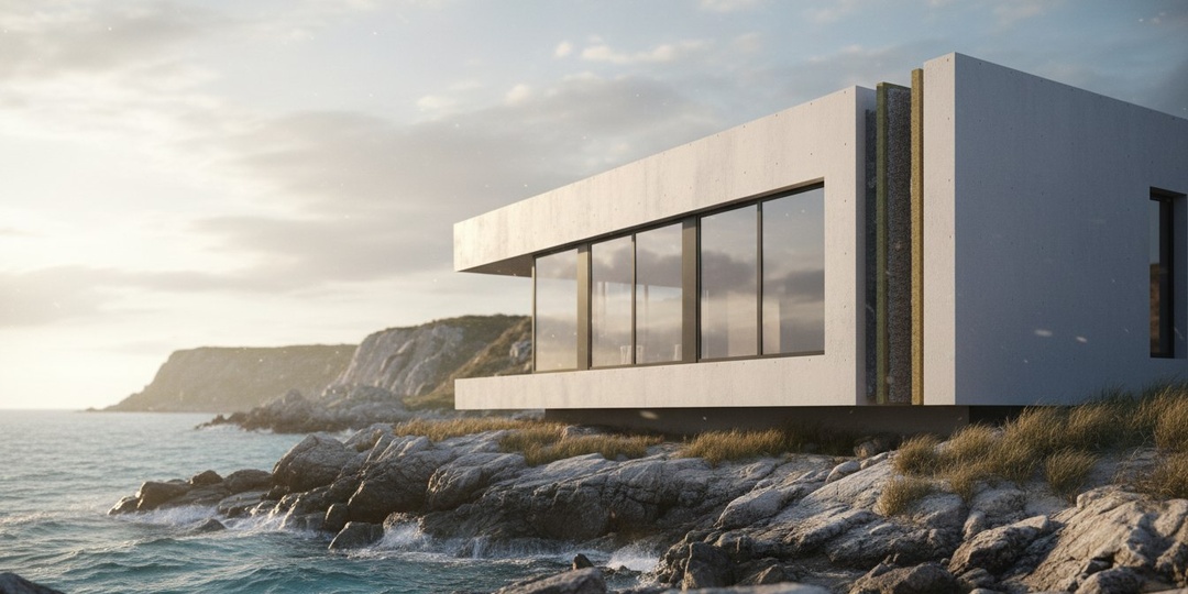 Готовы перестать бороться с солью, ветром и трещинами в доме у моря