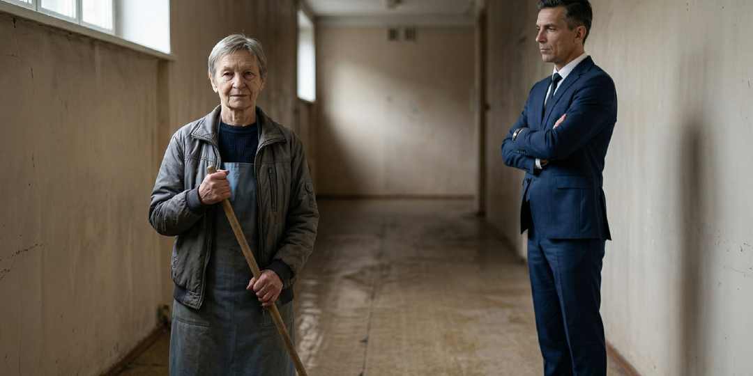 Как уволенная уборщица оставила целый офис без помещения