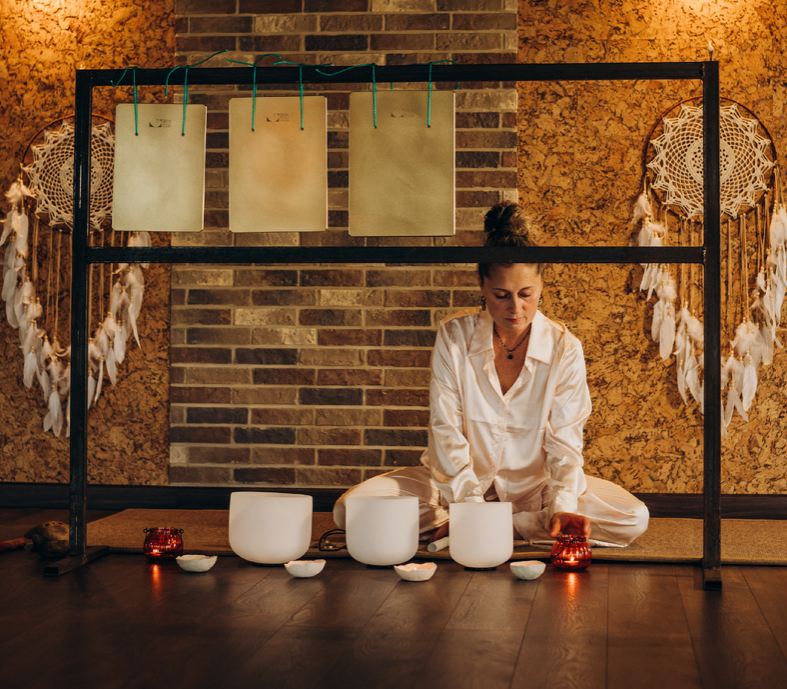 Юлия Беллавита в ретрит-центре Шавасана