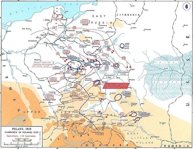 План генерала Кутшебы: классический удар во фланг растянувшимся немецким частям