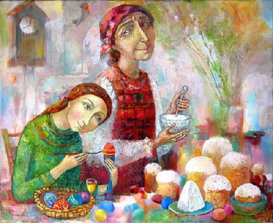 Художник Татьяна Сипович  —  Пасха