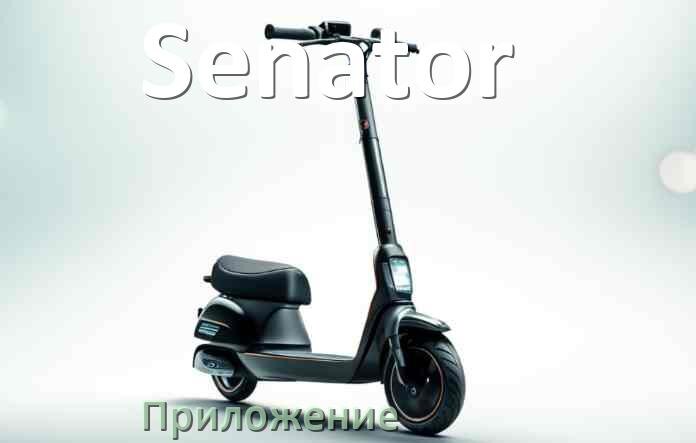 
Приложение для электросамоката Senator на iPhone и Android для настройки и управления