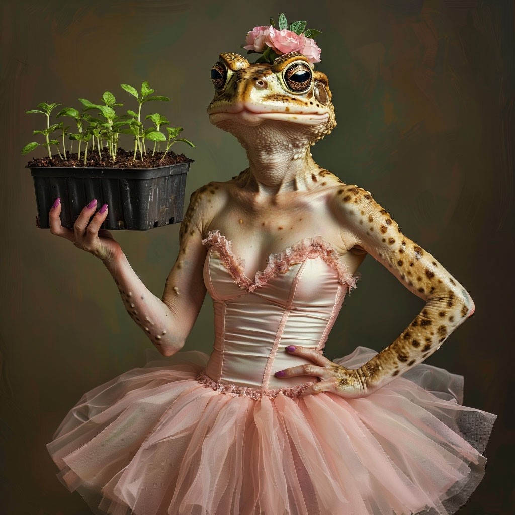 Вот такая примерно астральная мадам пыталась засветить мне по фейсу этой самой рассад-кассетой)))