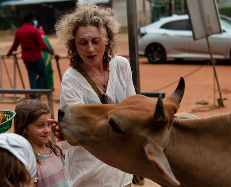 Юлия Беллавита в Индии