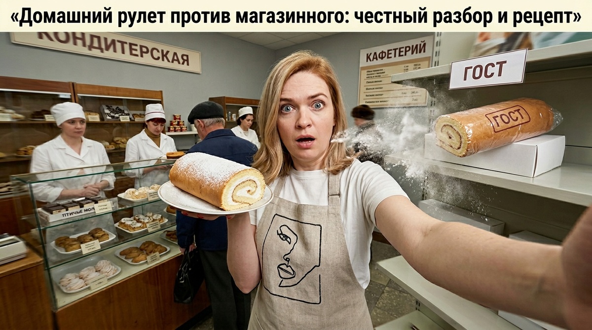    Домашний рулет против магазинного: наглядная разница admin
