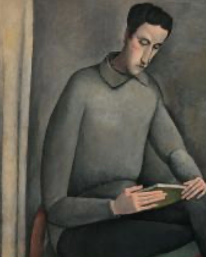 Ольга Сахарова.  Портрет Отто Ллойда (частная коллекция), ок. 1917 г. 