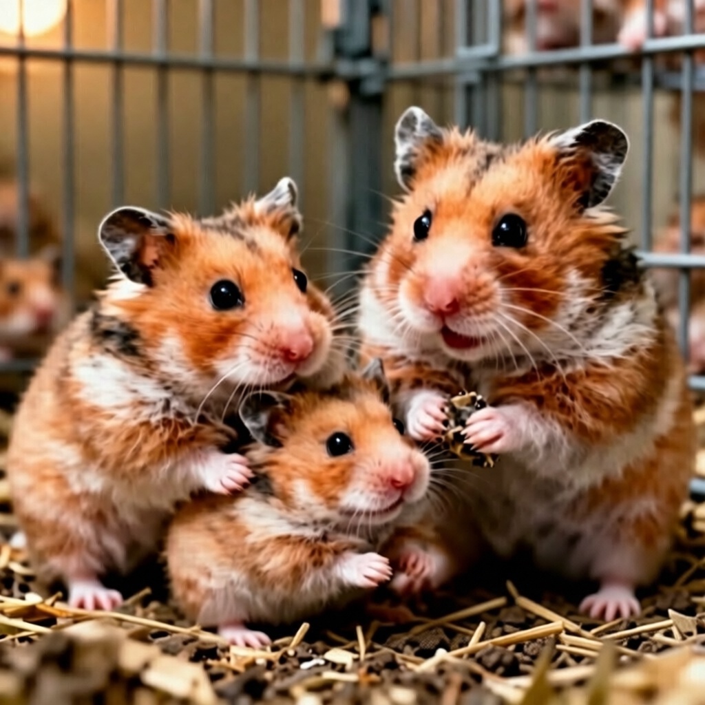 Это сгенерированные Алисой AI хомяки. Совсем не те, что в рассказе.