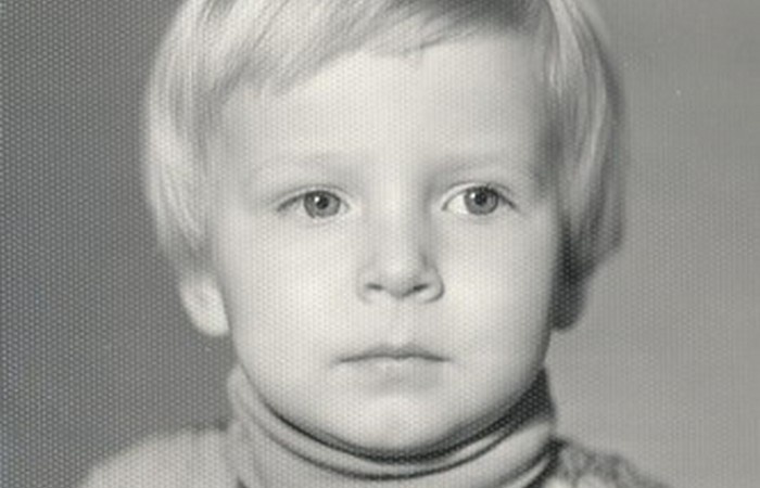    Антон Комолов в ранние годы.