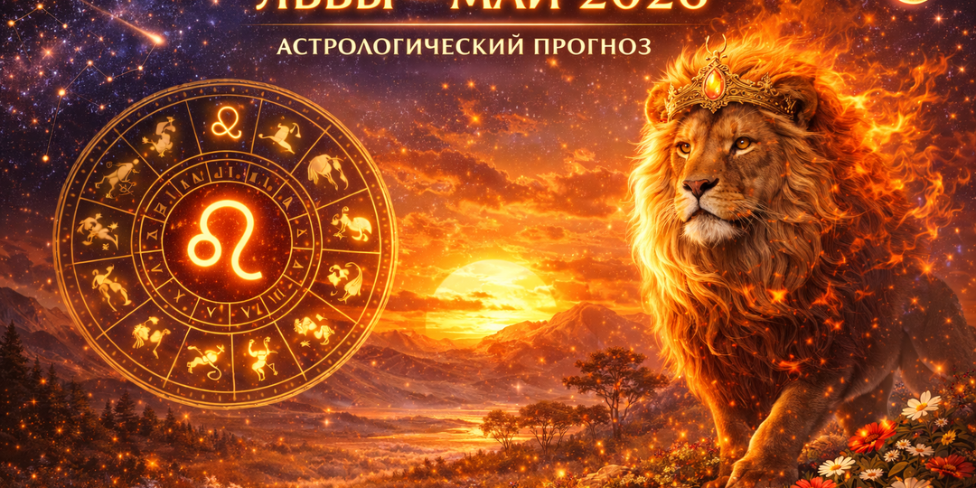 Львы - май 2026 астрологический прогноз