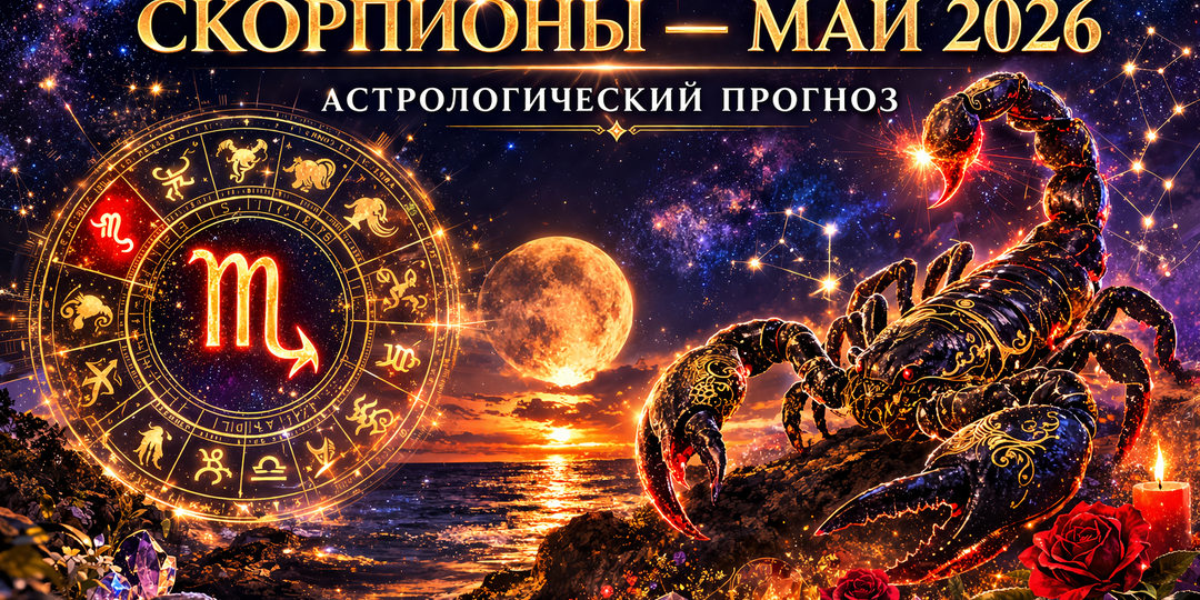 Скорпионы - май 2026 астрологический прогноз