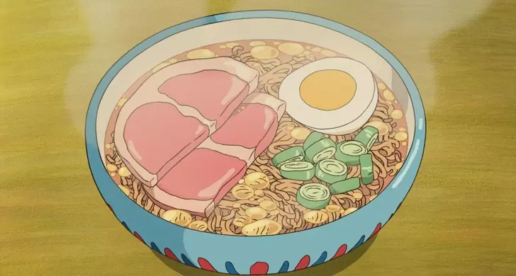    Кадр из аниме «Рыбка Поньо на утесе», реж. Хаяо Миядзаки, Studio Ghibli
