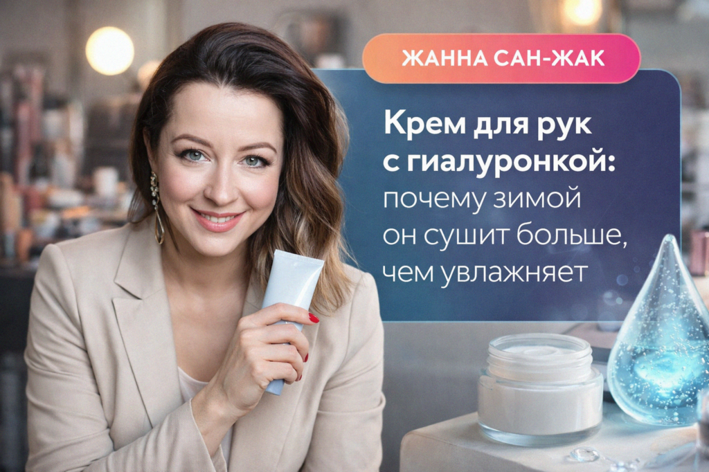    Гиалуроновая кислота в креме для рук зимой работает «наоборот». Объясняем физику процесса и какой тип увлажнителя нужен при низкой влажности воздуха. boringband38
