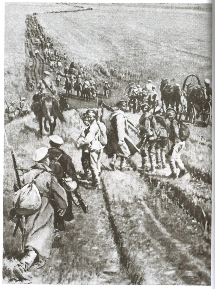 Отступление колчаковцев. 