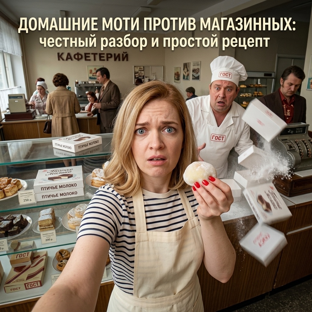    Разбор отличий домашних моти от покупных и пошаговый рецепт admin