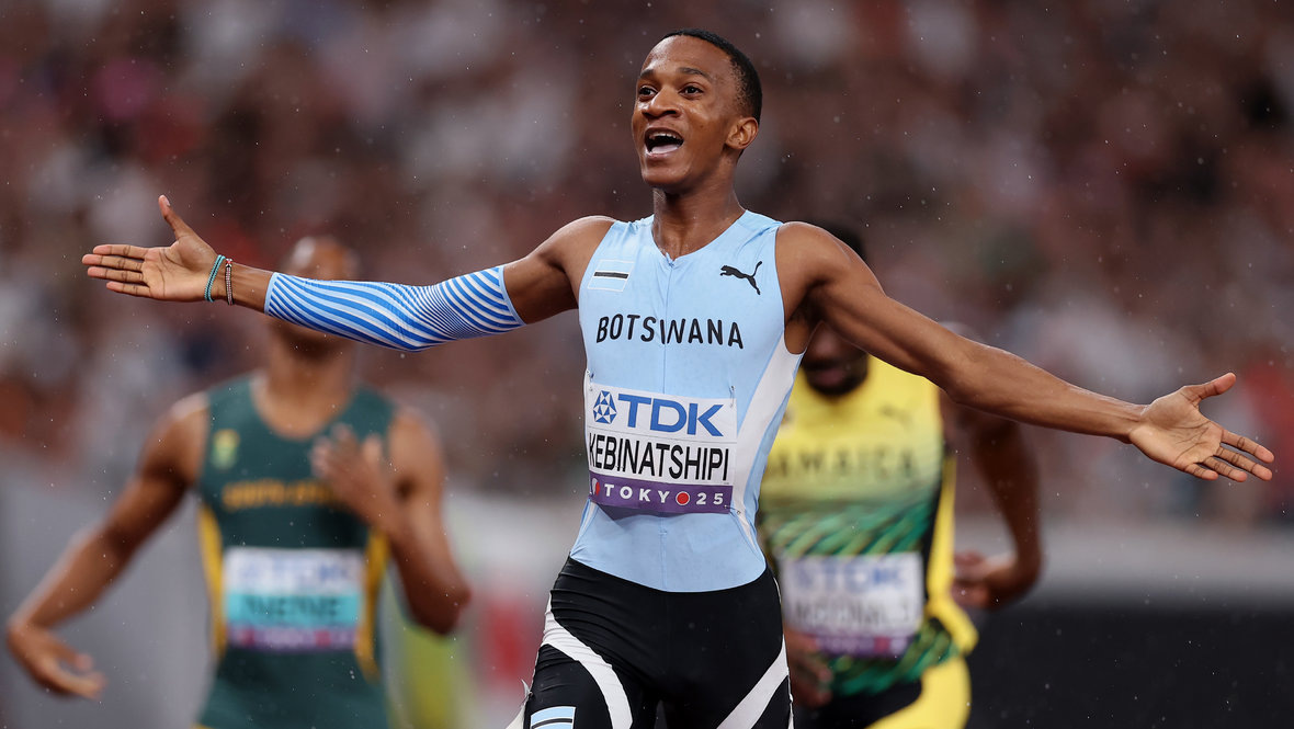    Ботсванский спринтер Бусанг Коллен Кебинатшипи. Getty Images