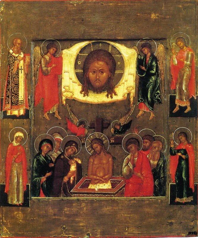 Не рыдай Мене Мати. Строг. шк. Начало XVII в. ГРМ. Иконография Восточно-Христианского искусства https://icons.pstgu.ru/icon/3492