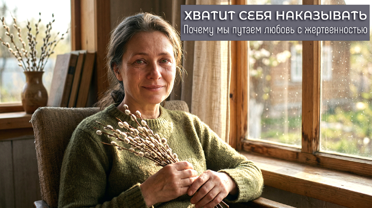 «Верба хлёст, бей до слёз»: Почему мы хлещем себя чувством вины круглый год, и как отменить кухонную Голгофу перед Пасхой