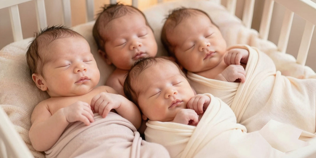 В Петербурге женщина впервые в России родила однояйцевую четверню