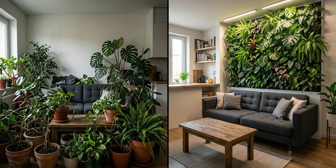 «Зеленый метр» в квартире: как впихнуть джунгли в 30 квадратов и не спотыкаться о горшки